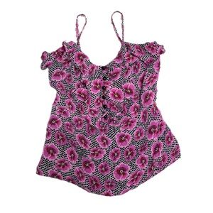Milly of New York flowy silk tank